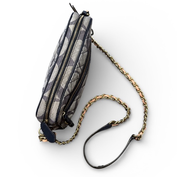 Coach Poppy Denim Quilted Signature C Flight Crossbody Bag - Picture 5 of 14